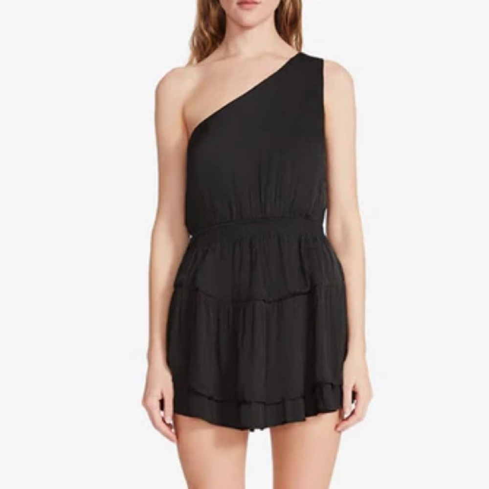 One shoulder black dress NWT